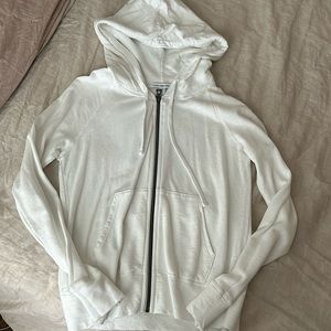 NWOT Women’s James Perse Vintage Supima cotton-jersey hoodie Size 1